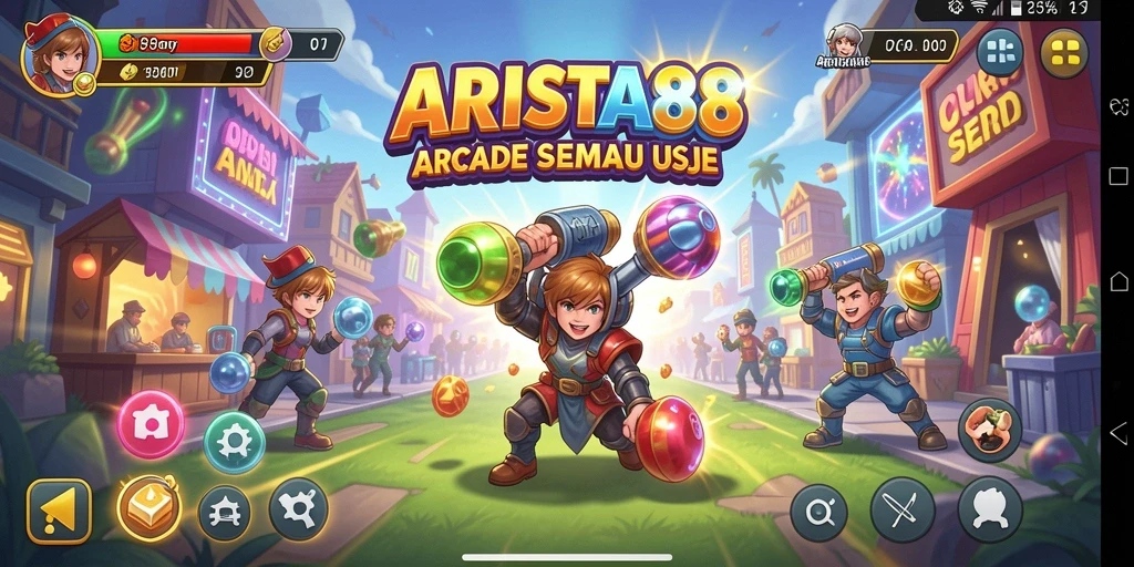 Screenshot ARISTA88 menampilkan serunya gameplay Arcade dengan grafik yang memukau.