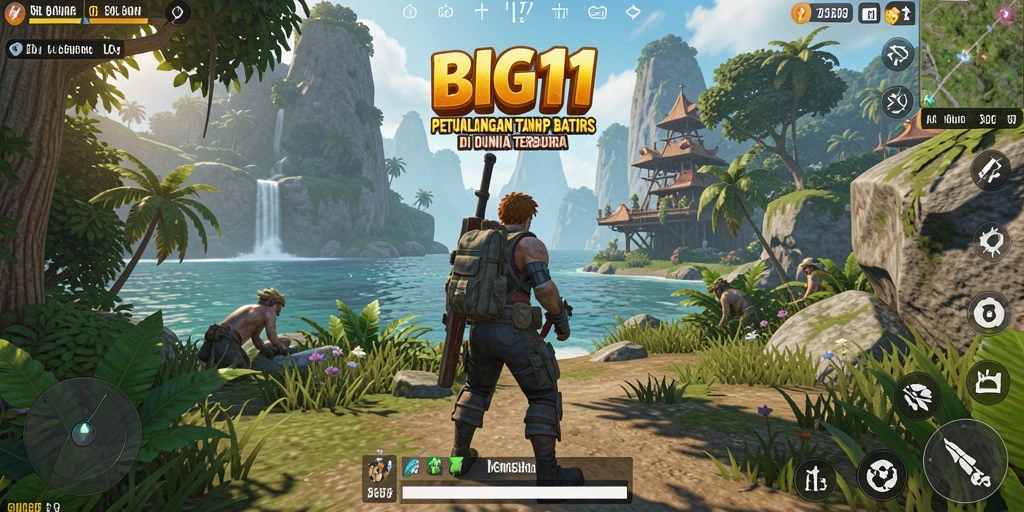 Tangkapan layar menampilkan gameplay Open World yang memukau.