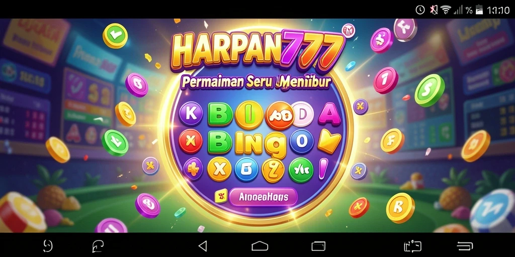 Tampilan gameplay menarik dari HARAPAN777 yang menampilkan keseruan Bingo.