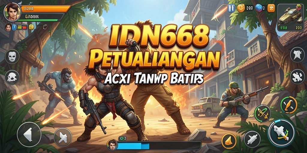 Tangkapan layar menampilkan aksi seru dalam game IDN668.