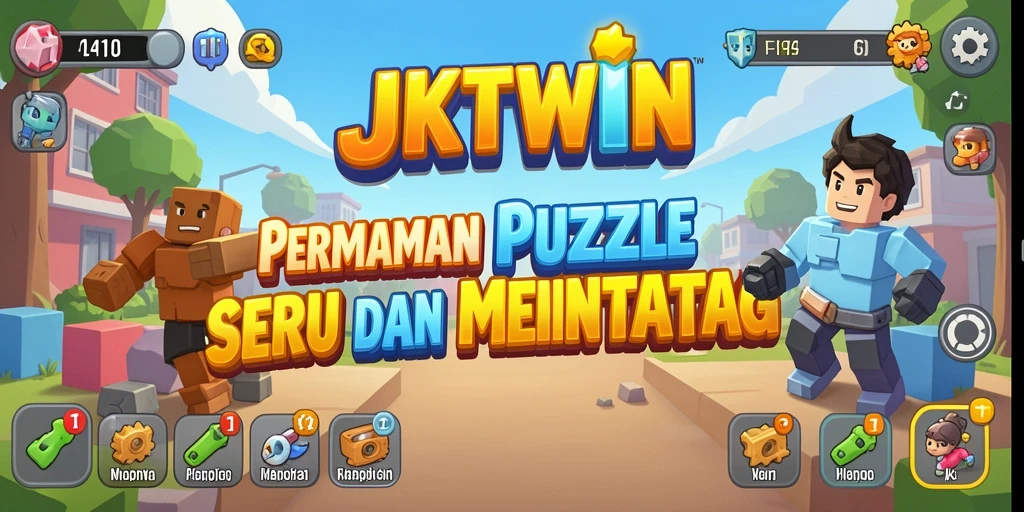 Tangkapan layar menunjukkan gameplay menakjubkan dari JKTWIN.