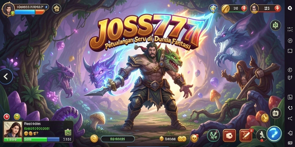 Screenshot gameplay <strong>JOSS777</strong> menampilkan aksi seru dalam misi petualangan.