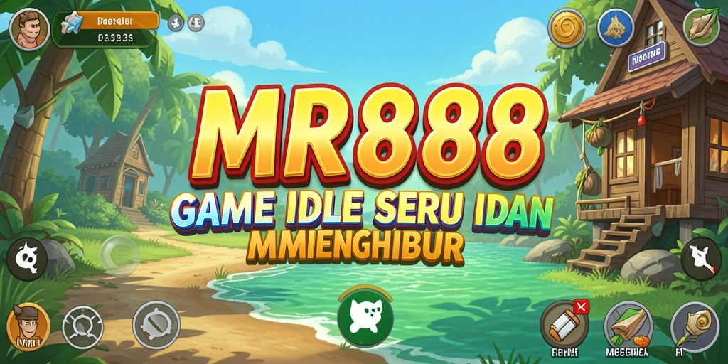 Tampilan utama gameplay MR888 dengan karakter dan sumber daya dalam mode Idle.