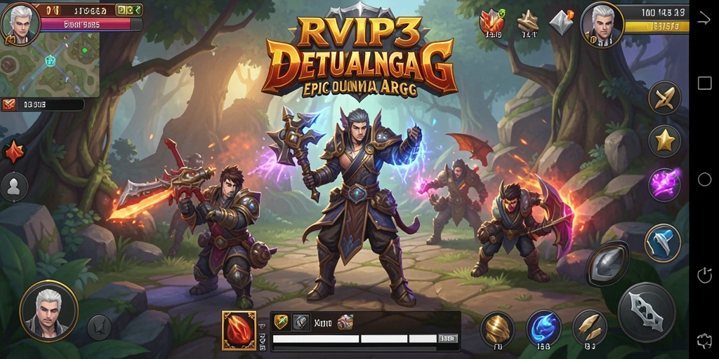 Tampilan seru dari pertarungan gameplay RVIP3 yang menantang.