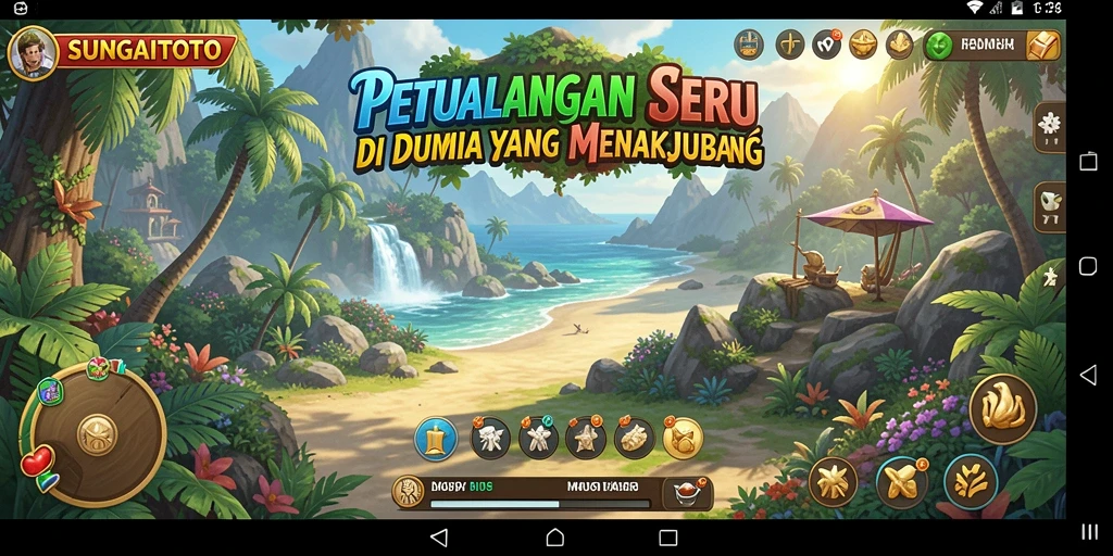 Tampilan gameplay SUNGAITOTO yang menakjubkan dan menantang.