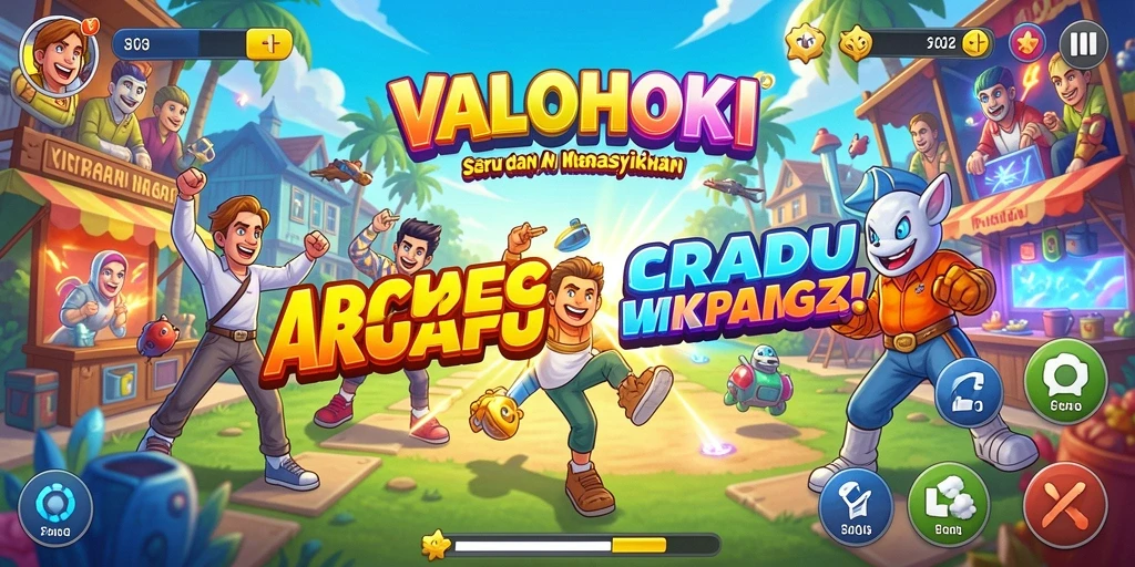 Tangkapan layar gameplay seru VALOHOKI yang penuh aksi.