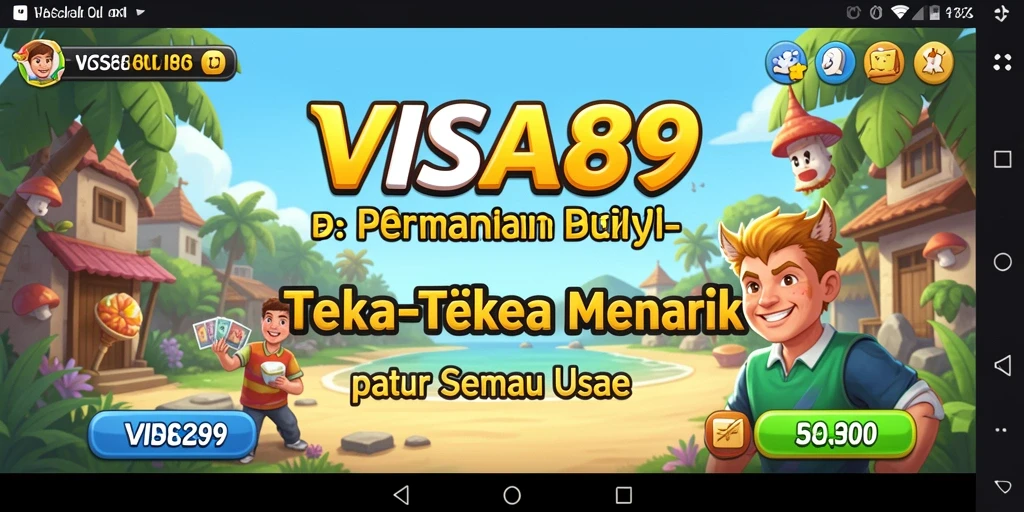 Tampilan gameplay Puzzle yang seru dan menantang di VISA89.