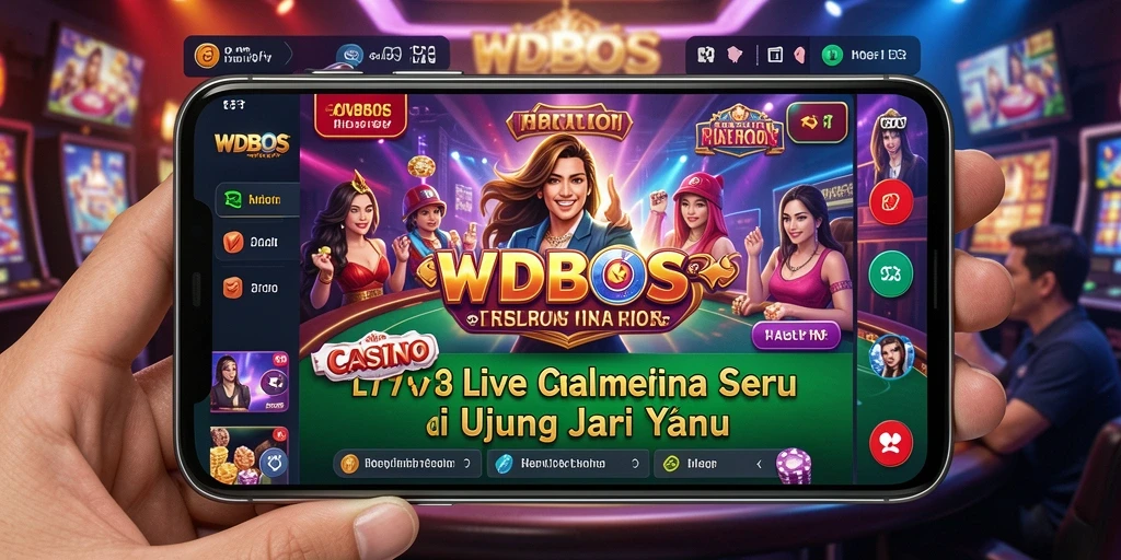 Tampilan gameplay Live Casino yang mendebarkan dan interaktif.
